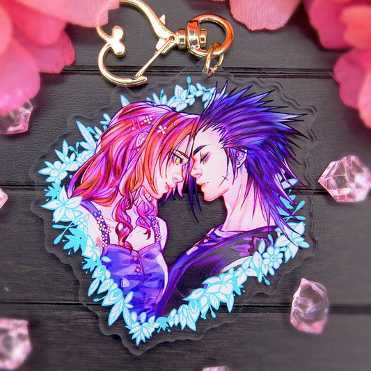 FIRST CLASS SOLDIER X FLOWER GIRL COUPLE ACRYLIC CHARM